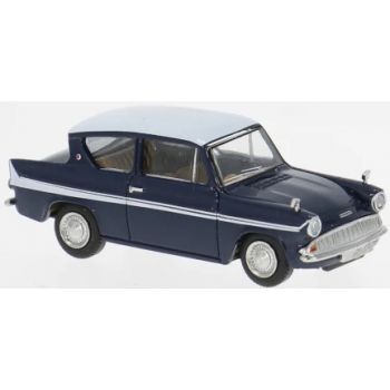 Ford Anglia, dunkelblau/weiß, Baujahr 1959