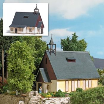 Verwitterte Kapelle, Bausatz, Größe 15 x 11,2 x 14,2 cm