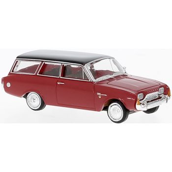 Ford Taunus P3 Turnier, rot/schwarz