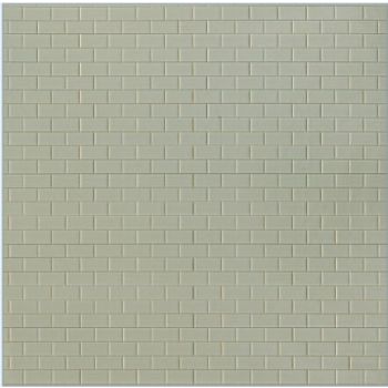 Bodenfliesen, lang. Grau. 3 Platten 95 x 95 mm. Bausatz