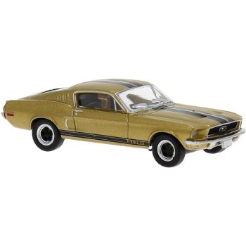 Ford Mustang GT 350 Fastback, gold metallic mit schwarzem Dekor, Baujahr 1968