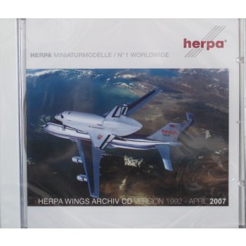 Herpa Wings Archiv CD-Rom 1992 - April 2007