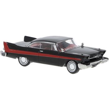 Plymouth Fury, schwarz/rot, Baujahr 1958