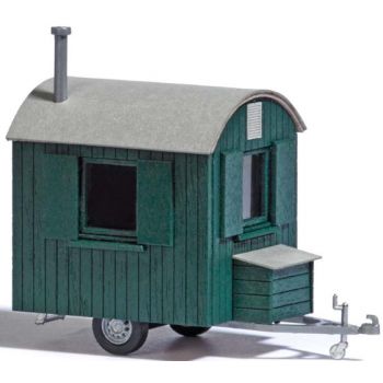 Forstwagen - Forstanhänger für Waldarbeiter, grün, Bausatz