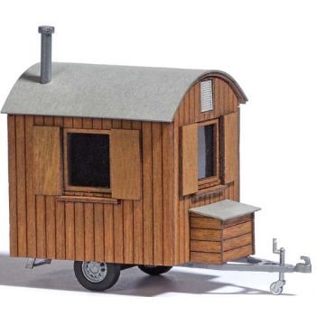 Forstwagen - Forstanhänger für Waldarbeiter, braun, Bausatz