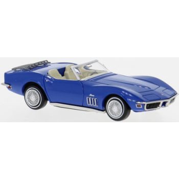 Chevrolet Corvette C3 Cabrio, blau, Verdeck offen, Baujahr 1967