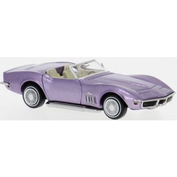 Chevrolet Corvette C3 Cabrio, lila, Verdeck offen, Baujahr 1967