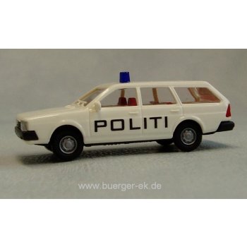 VW Passat Kombi, POLITI (Polizei), weiß
