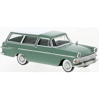 Opel P2 Caravan, grün, Dach weiß, Baujahr 1960