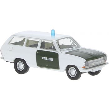 Opel Kadett B CaraVan der Polizei, weiß/dunkelgrün