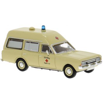 Opel Rekord C KTW - Krankentransportwagen, Deutsches Rotes Kreuz Nürnberg, Baujahr 1968