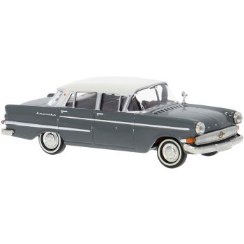 Opel Kapitän 2,6 P2, grau mit weißem Dach, Baujahr 1959