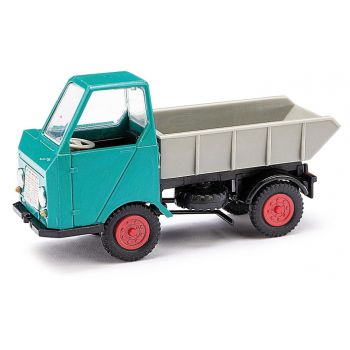 Multicar M22, Muldenkipper, grün, Baujahr 1964