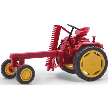 Traktor RS 09 mit Mähbalken und Zwillingsbereifung, Baujahr 1955