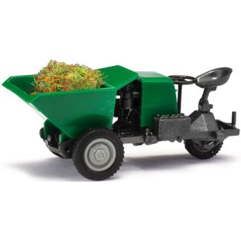 Picco 1 Dumper beladen mit Heuballen, grün, Baujahr 1957