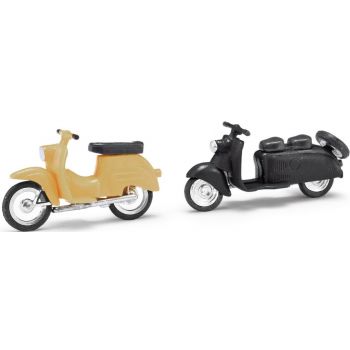 Berliner Roller / Schwalbe, schwarz + beige, Bausatz