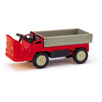 E-Karre Balkancar, Dreiseitenkipper, rot, Baujahr 1956