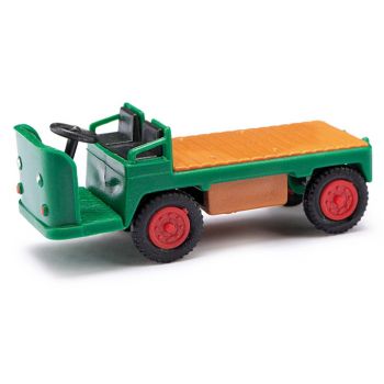 E-Karre Balkancar, grün mit roten Felgen, Baujahr 1960