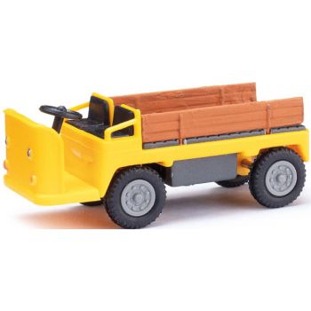 E-Karre Balkancar mit Bordwänden, gelb