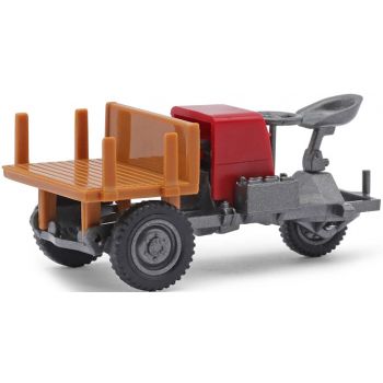 Dreikantfeile Picco 1 mit Holzpritsche, rot, Baujahr 1956