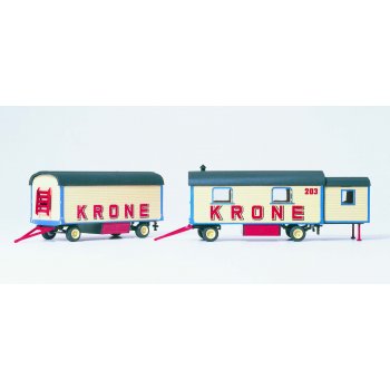 Wohnwagen und Packwagen, Zirkus Krone