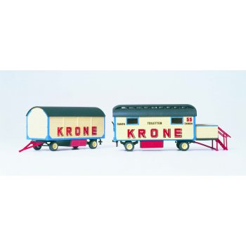 Damentoilette und Packwagen, Zirkus Krone, Bausatz