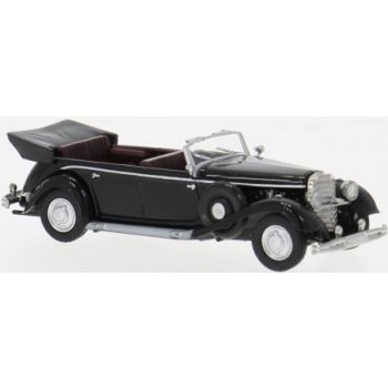 Mercedes-Benz 770K Cabrio, schwarz, Verdeck offen, Baujahr 1938