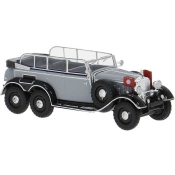 Mercedes-Benz G4 mit Standarte, offen, grau, Baujahr 1938