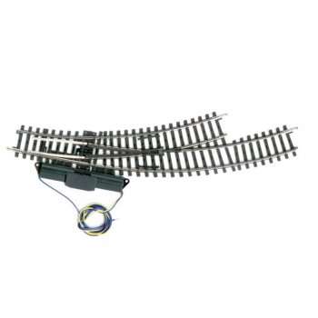 Kunststoffbogenweiche links