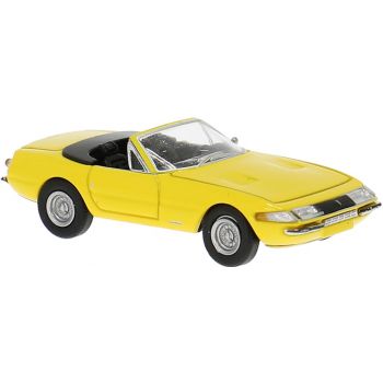 Ferrari 365 GTS/4 Daytona Spider in gelb, mit Glasbandscheinwerfern, Baujahr 1971