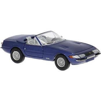 Ferrari 365 GTS/4 Daytona Spider in blau metallic, mit Glasbandscheinwerfern, Baujahr 1971