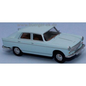 Peugeot 404, pasetellblau (von Brekina)
