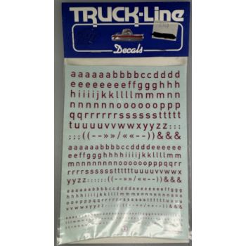 Kleinbuchstaben 4 Größen 