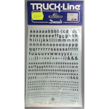 Kleinbuchstaben 4 Größen 