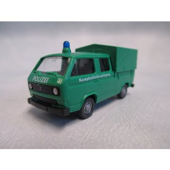 VW T3 Doppelkabine, Pritsche/Plane, Kampfmittelbeseitigung - POLIZEI