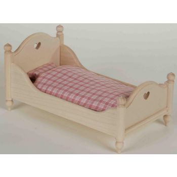 Einzelbett mit Bettzeug