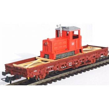 Ladegut DB-Schmarlspurlok BR 399 auf Transportgestell gelagert, Länge ca. 140 mm