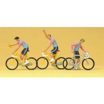 Radrennfahrer Team 3, (3 Stück)