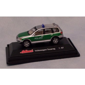 VW Touareg, POLIZEI, silber/grün