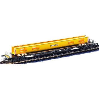 Ladegut Kranbauteil TAKRAF auf Transportpaletten gelagert und mit Spannbändern gesichert, Länge ca. 200 mm