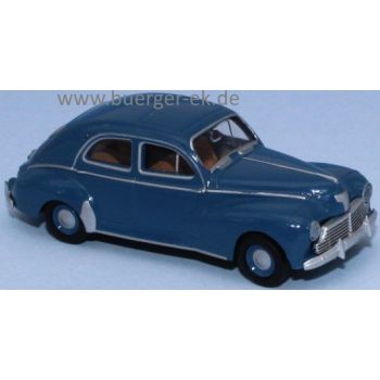 Peugeot 203, azurblau, Baujahr 1948, (von Brekina)