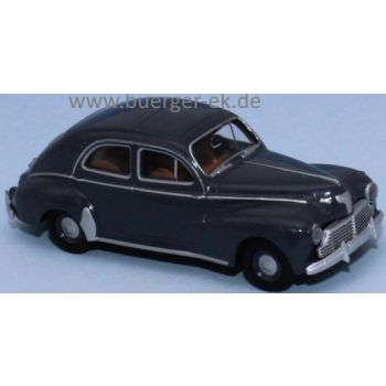 Peugeot 203, anthrazitgrau, Baujahr 1948 (von Brekina)