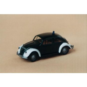 VW Käfer Streifenwagen der POLIZEI, dunkelgrün/weiß