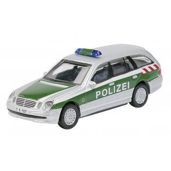 Mercedes-Benz E-Klasse, T-Modell, POLIZEI, silber/grün
