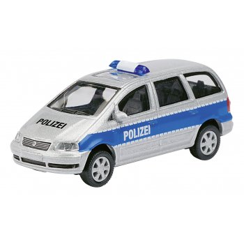 VW Sharan der POLIZEI, silber/blau