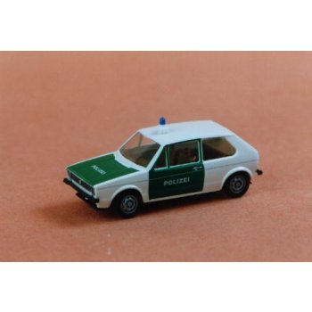 VW Golf I der POLIZEI, weiß/grün