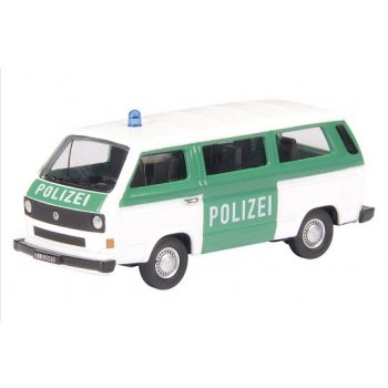 VW T3 Bus, POLIZEI, grün/weiß