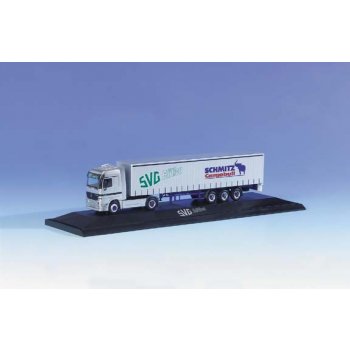 Mercedes-Benz Actros LH Gardinen-Planensattelzug, Schmitz