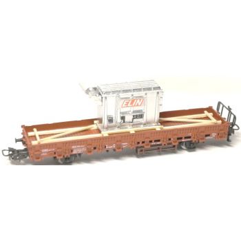 Ladegut Großtransformator ELIN auf einem Transportgestell gelagert und gesichert, Länge ca. 70 mm, Spur N