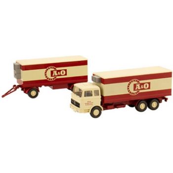 Mercedes-Benz L2232, Kühlkoffer-Hängerzug, A & O Lebensmittel